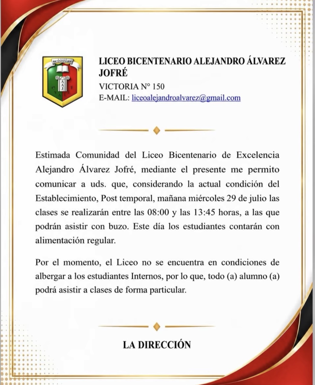 Nuevo Comunicado